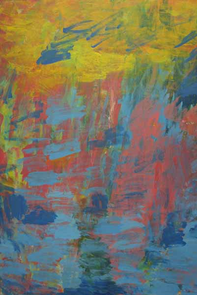 abstract painting by rhiannon richardson